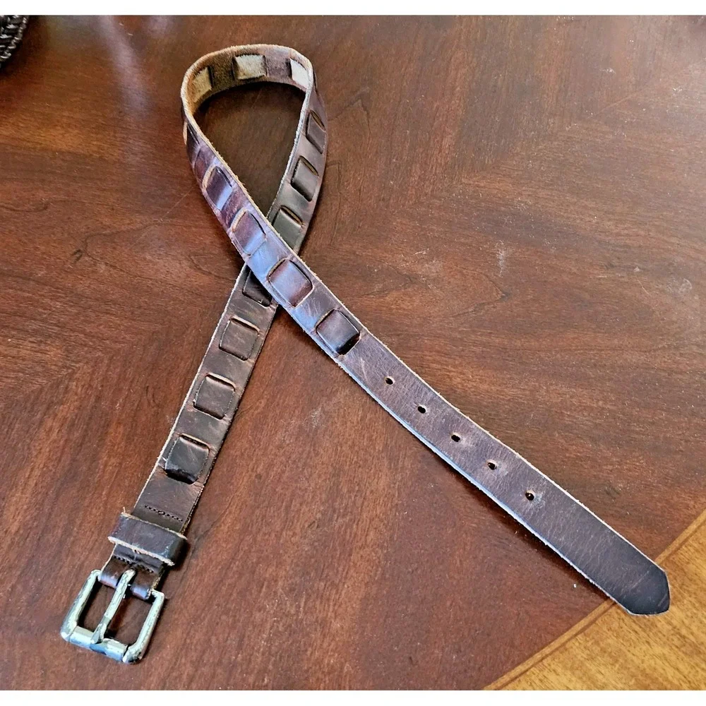 Women's Vintage 90'sBrown Adjustable Belt 37